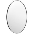 thumbnail image 3 of Mirrorize Canada 28x36 Black Oval Mirror, 3 of 5