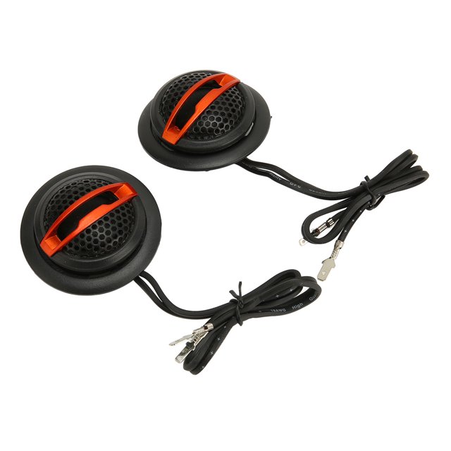 Car Tweeter,2 Pcs Car Tweeter Black Tweeters W Car Tweeters Precision Engineered