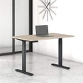 thumbnail image 2 of Bush Business Furniture M6S4830SOBK 48 x 30 in. 60 Series Height Adjustable Standing Desk, Sand Oak, 2 of 6