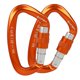 thumbnail image 5 of 2 Pinzas de mosquetón de escalada Macarena 25KN naranja Clips de mosquetón de escalada, 5 of 6