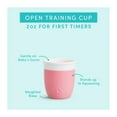 thumbnail image 4 of Munchkin® C’est Silicone!™ Open Toddler Training Cup, 2 Ooz, Coral, Unisex, 4 of 7