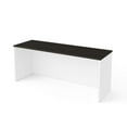 thumbnail image 1 of Bestar Pro-Concept Plus 72W Narrow Desk Shell white & deep grey, 1 of 3