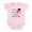 Petal Pink, variant on CafePress - Half Filipino Half American Body Suit - Baby Light Bodysuit, Size Newborn - 24 Months