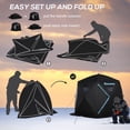 thumbnail image 3 of Outsunny 4-6 People Ice Fishing Shelter, Pop-up Ice Fishing Tent, Ice Shanty, Portable and Insulated, with Carry Bag, for Low-Temp -104Â°F, 3 of 9