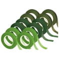 thumbnail image 1 of Cintas florales para envolver tallos, impermeables, para ramo de boda, ancho 1,2 cm 12 piezas, 1 of 9