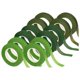 thumbnail image 1 of Cintas florales para envolver tallos, impermeables, para ramo de boda, ancho 1,2 cm 12 piezas, 1 of 9