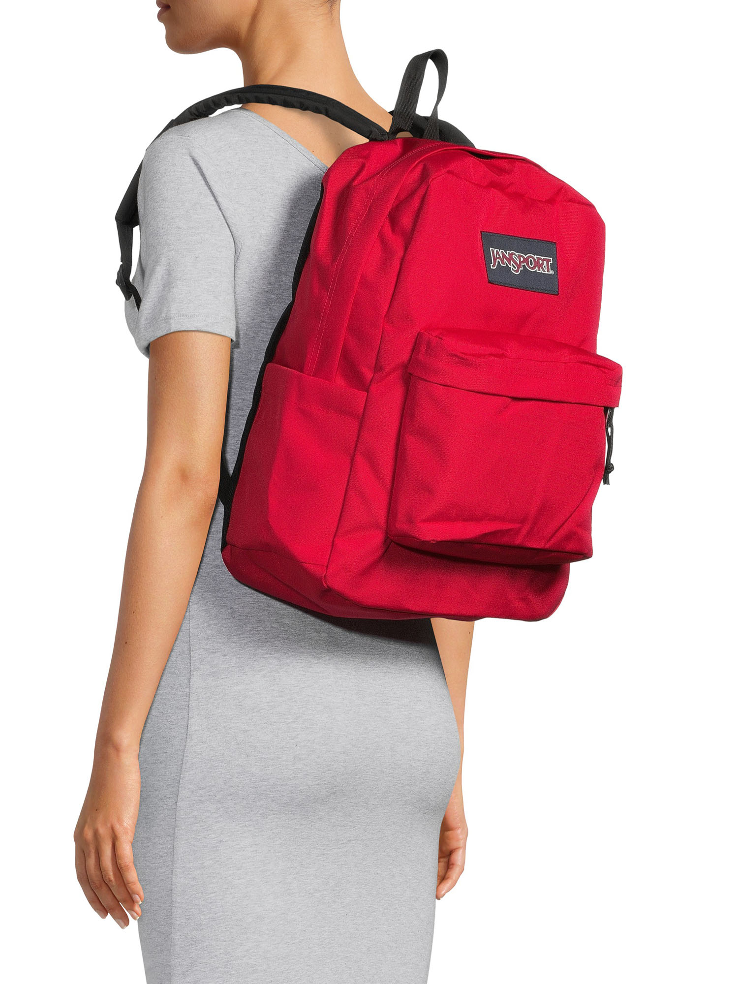 JanSport Unisex SuperBreak Backpack School Bag Red Tape 