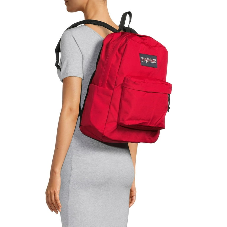 JanSport Unisex SuperBreak Backpack School Bag Red Tape 