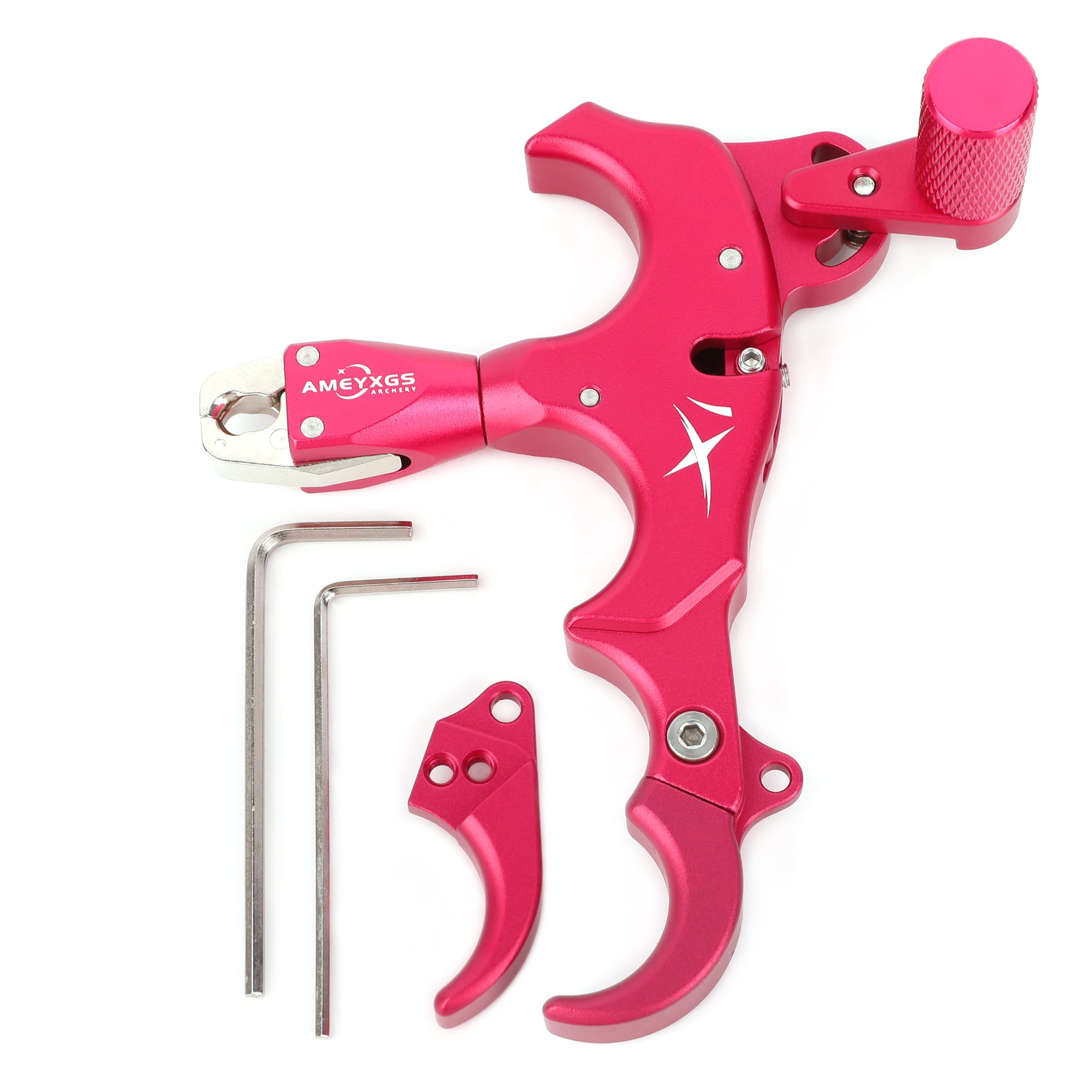 Compound Bow Thumb Release 3-4 Finger Switchable Aluminum Archery Release Aid