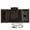 Brown with Chain, variant on Men's Trifold Genuine Leather Wallet with RFID Blocking
