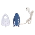 thumbnail image 1 of QUTETN Rotating Handle Steam Iron with 3 Temperature Settings  220-240V EU Plug  Blue, 1 of 8