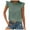Green, variant on TSADFHJI Long Sleeve Tshirt Women Loose Fit Womens Lace Short Sleeve Blouses V Neck T Shirt Dressy Casual Tops Xxl White