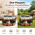 thumbnail image 4 of Portable Pet Playpen, Puppy/Cat Playpen Foldable Pet Exercise Pen Tents Dog Kennel for Indoor Outdoor, 4 of 8
