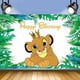 thumbnail image 1 of Decoraciones para fiesta de cumpleaños del Rey León Simba, pancarta con globos, mantel, vasos y platos de papel, servilletas para chico, Baby Shower, 1 of 4