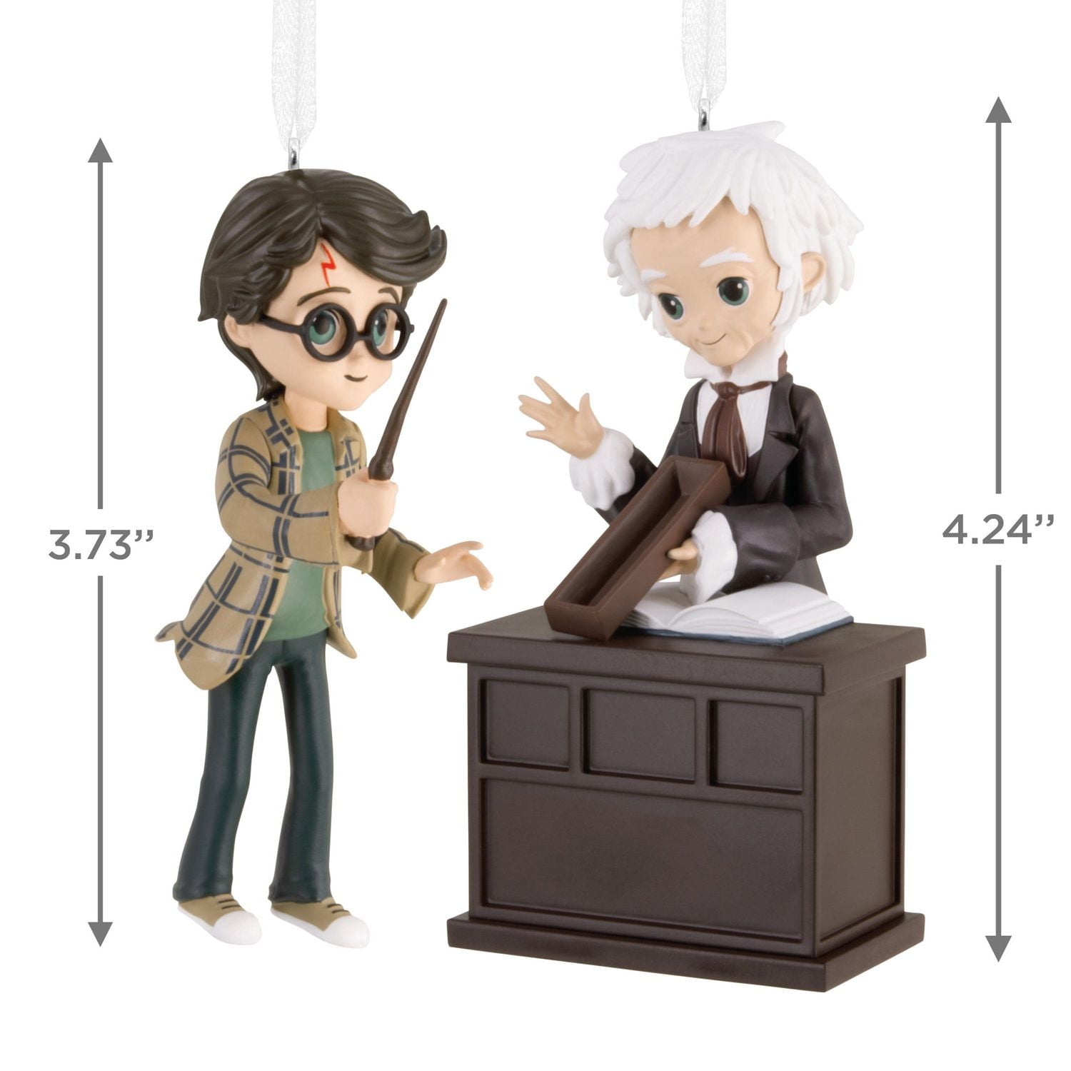 Hallmark Christmas Ornaments (Harry Potter and Ollivander), Set of 2