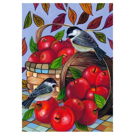 Flag Apple Basket - Toland Home Garden Apple Basket Flag