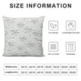 thumbnail image 5 of BANET  Sofa Pillow Covers Christmas Short Plush Pillow Hairy White Throw Pillow Covers Bronzing car Bed Pillow Case Pillowcase Pillow case Car Pillow Cover Vintage Sequins 12x12in, 5 of 5