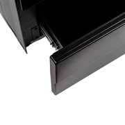 Magic Chef 24 in 4 Element Freestanding Electric Range in Black in Black