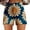 502_Blue, variant on Jean Shorts Womens Casual High Waist Denim Relaxed Fit ArtRetro Printed Floral With Pockets Denim Shorts Women Short Blue