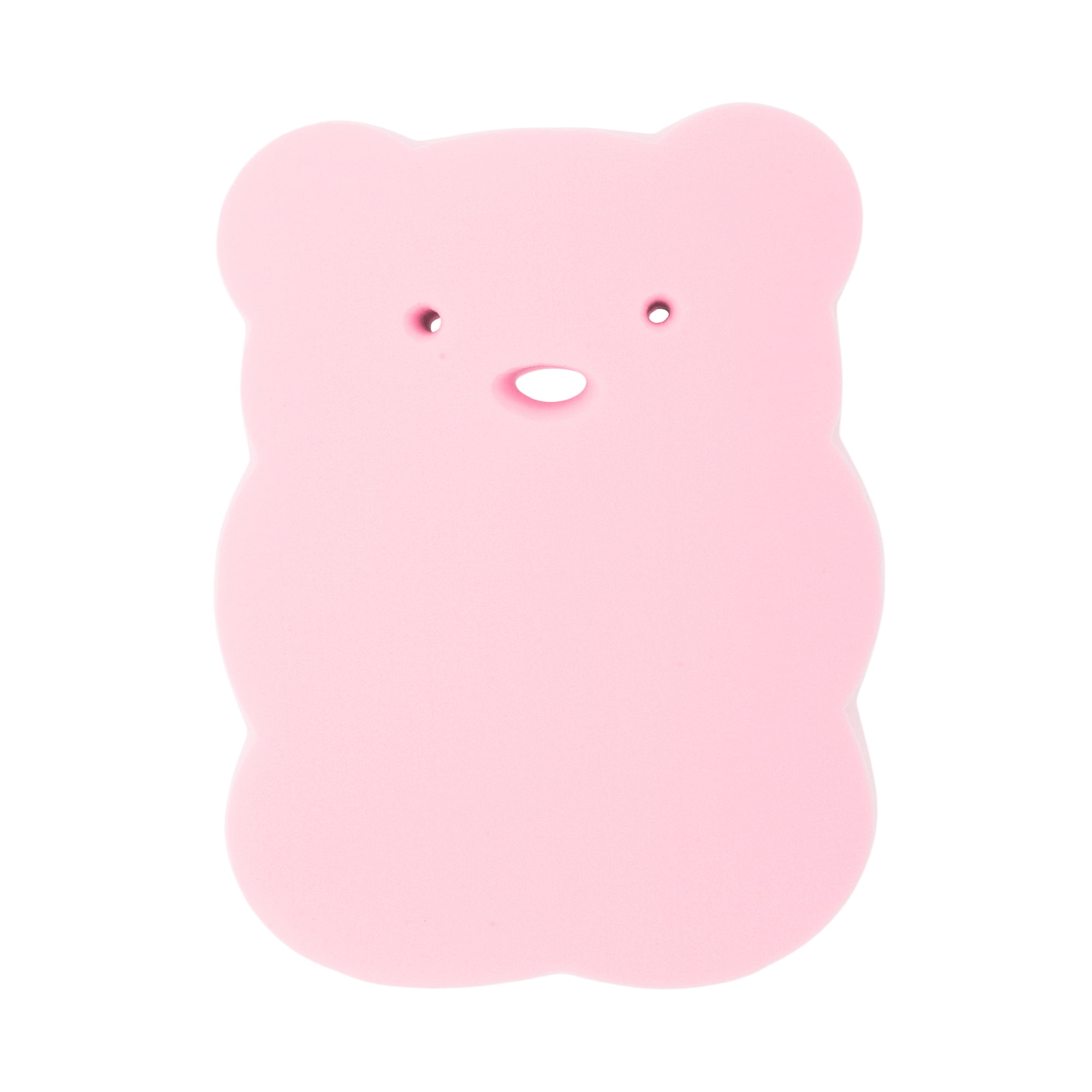 Unique Bargains Cute Bears Shape Bath Sponge Body Scrubber1 Pc Pink