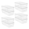 thumbnail image 1 of Contenedores de almacenamiento Vtopmart transparentes, 8 unidades, para nevera y despensa, 1 of 7