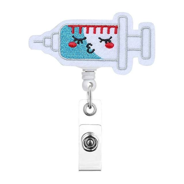 Sentmoon Deals of the Day Clearance Prime Embroidery Easy Pull Button Wound Patch Retractable Button Easy Pull Nurse Roll Badge Clip Todays Deals Clearance Sales