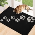 thumbnail image 1 of Timo Indoor Door Mat, 24"x36" Super Absorbent Dog Mats for Muddy Paws, Low-Profile Washable Entryway Rug, Rubber Backing Non Slip Front Door Mats, Resist Dirt Inside Entrance Doormat for Shoes, Black, 1 of 7