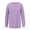 Purple, variant on Enjoytime Oversized Sweatshirt for Women Solid Color Pullover Basic Shirts Top Long Sleeve Comfy Sweatshirts Fall Outfits 2025 Winter Clothes