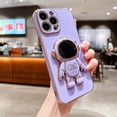 thumbnail image 1 of Funda con Soporte de Astronauta para Teléfono Móvil, Cubierta Chapada, Suave, Base Plegable de Lujo, Accesorios de iPhone 13, 11, 12 Pro, Max, 13, Mini, 14 Pro, Xs, Max, XR, X, 7, 8 Plus, SE 2, 1 of 4