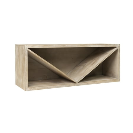 

Natural Wooden Wine and Liquor Bottle Shelf Display Rack