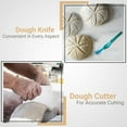 thumbnail image 4 of Coolmade Bread Proofing Banneton Basket Set - 9 Inch Round Natural Rattan Bread Basket, with Linen Liner Cloth and Sourdough Bread Scraper Tool, 4 of 8