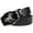 Black-B, variant on Wild Horse Buckle Western Belt, PU Leather Men's Waist Belt, 47.24inch Length