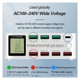 thumbnail image 4 of 100W 8 Port Smart LED Display Multi USB Charger Station PD 18W+QC3.0 Fast Charging Adapter Station ,Multi-Port, 4 of 6