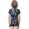 thumbnail image 3 of Beetlejuice Beetlejuice Boys Two Piece Rash Guard Swimsuits Kids Short Sleeve Swimwear Sets Bathing Suit, 3 of 7