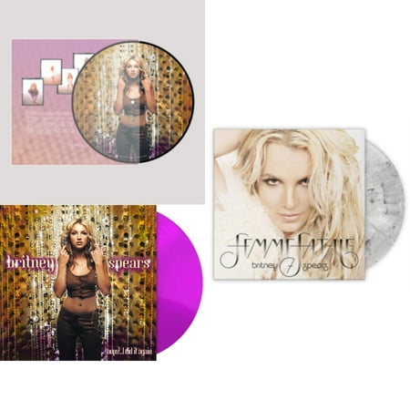 Oops!... I Did It Again (20Th Anniversary Edition Picture LP Vinyl) & Oops! I Did It Again (Purple LP Vinyl/Import) & Femme Fatale (Light Grey Marbled LP Vinyl/Import)