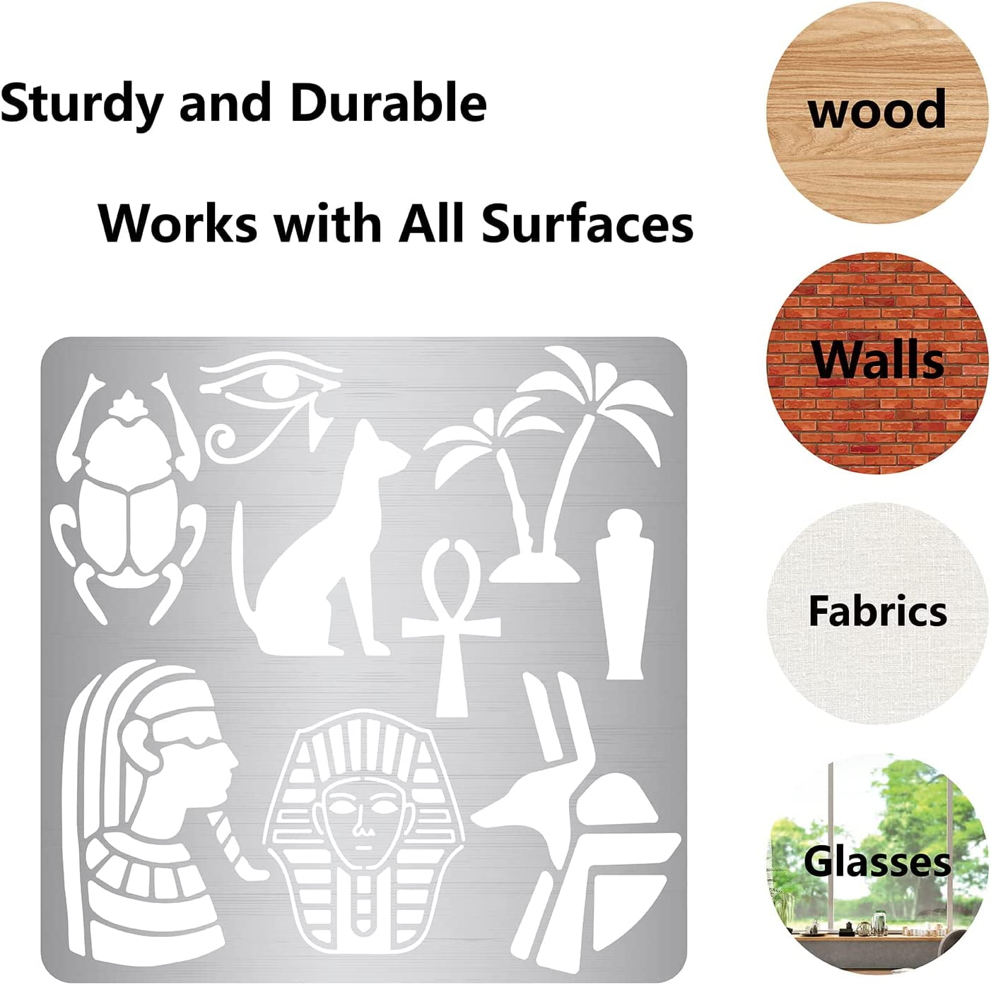 Wholesale GORGECRAFT 6 Inch Flower Pattern Metal Stencil Roses Wood Burning  Stencil Reusable Butterflies Journal Stencils Sunflowers Template Stainless  Steel for Painting Wood Burning DIY Decorations 
