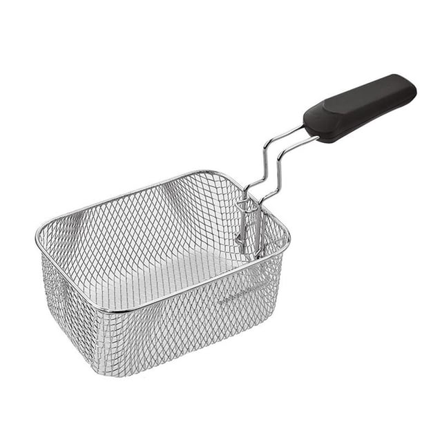 Frying Basket Stainless Steel with Handle for Deep Fryer, Can Fry Chicken Thighs, French Fries, Chicken Fillet