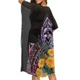 thumbnail image 4 of HELLHERO Polyester Bathing Suit Cover Up for Summer Casual Free Size Beach Cover Up Floral, 4 of 6