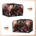 thumbnail image 3 of Honeii Cute Cloud Panda Print 4 slice Toaster Cover, Two Slice Toaster Dust-proof Cover For Kitchen Small Appliance and Fingerprint Protection, 3 of 7