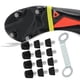 thumbnail image 5 of 12 tacos para botas de fútbol, ​​accesorios para zapatillas de atletismo, tacos de repuesto para césped con llave de doble extremo para competición. Negro, 5 of 8
