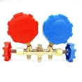 thumbnail image 3 of R410A 3 Way AC Diagnostic Manifold Gauge Set for Freon Charging Fits R-404A R-134A Refrigeration Ma, 3 of 5