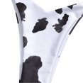 thumbnail image 5 of ITFABS Ladies Split Swimwear Set, Printing Lace Up Backless Bikini Swimsuit, 5 of 5
