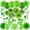 Green, variant on Party Hanging Paper Fans Set, Pink Confetti Balloons Decorative Folding Fans Paper Pompoms Triangle Bunting Flags Garlands for Wedding Birthday Baby Shower Photo Backdrop Party Decorations