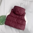 thumbnail image 7 of Fesfesfes Kids Hooded Puffer Vest Sleeveless Fleece Lined Winter Outerwear, Warm Quilted Gilet for Boys and Girls Ages 5-16 Years, 7 of 7