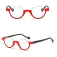 thumbnail image 2 of 4 Pairs Reading Glasses Fashion Half Frame Round Readers for Mens Womens Elderly, 2 of 2
