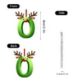 thumbnail image 7 of 10 Numbers Reindeer Ornaments Christmas Tree Decoration Personalized Christmas Elk for Tree Cute DIY Craft Christmas Ornament, 7 of 7