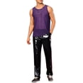 thumbnail image 2 of INSPIRE CHIC Mesh Sheer Tank Top for Men's See Through Sleeveless Tee Shirts Crew Neck Party Vest XL Purple, 2 of 5