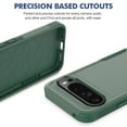 thumbnail image 5 of for Google Pixel 9 / 9 Pro Back Case, Luxury Ultra Slim PC + TPU Double-Layer Anti-Fall Shockproof Drop Protective Lightweight 2 In 1 Phone Case Cover for Google Pixel 9 / 9 Pro, Darkgreen, 5 of 5