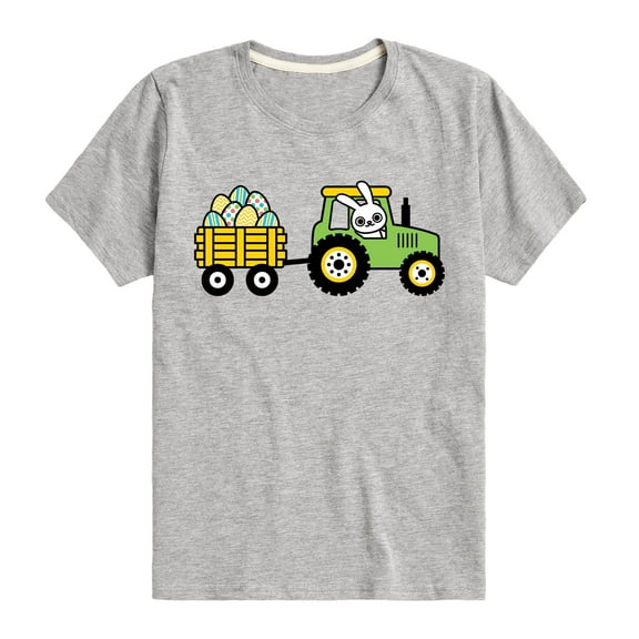 Instant Message - Easter Bunny Tractor - Toddler And Youth short Sleeve T-Shirt