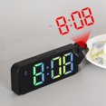 thumbnail image 4 of Reloj Despertador Con ProyeccióN Simple, Pantalla LED De Fuente Grande, Reloj ElectróNico Con Pantalla De Temperatura, Estilo E, 4 of 5